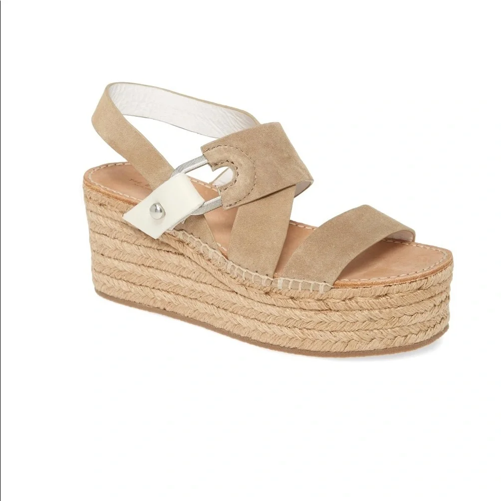 Rag and Bone August Espadrille - Leather Platform‎ Sandal